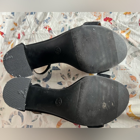 Merona black heels in size 10. - Picture 4 of 4